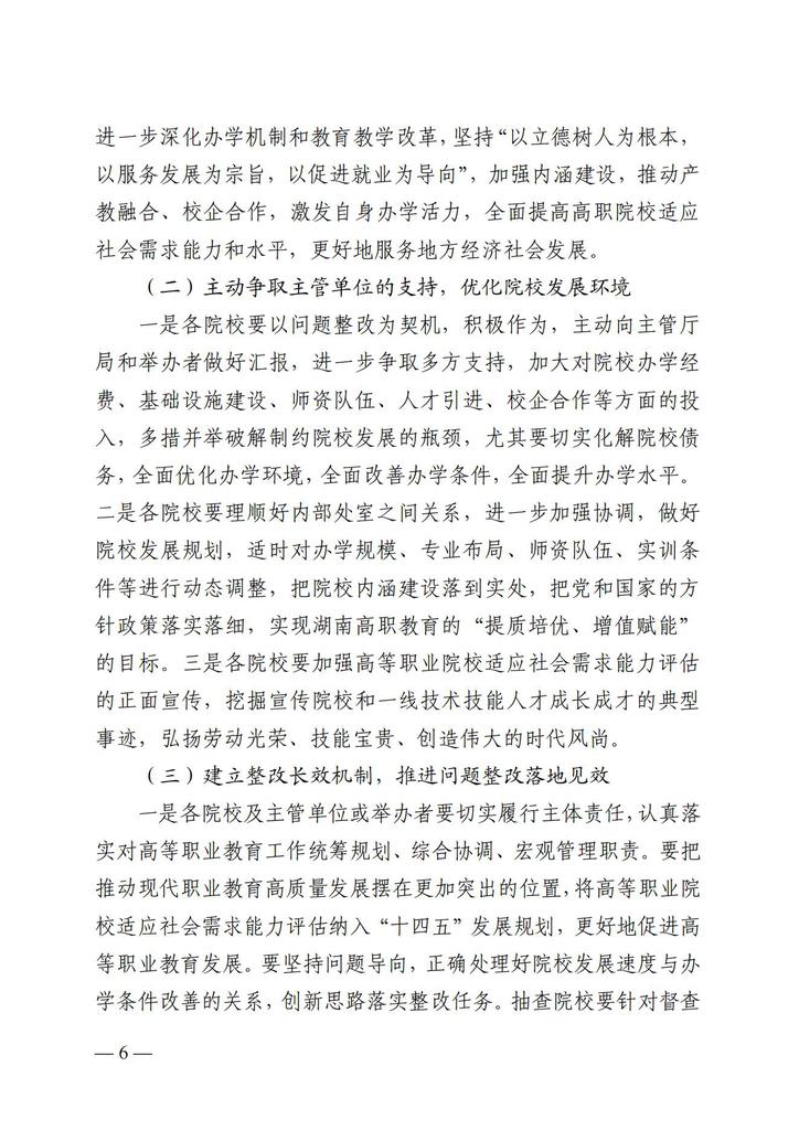 湘政教督办 2021  17号  关于全省高等职业院校评估发现主要问题整改抽查情况的通报1025_05